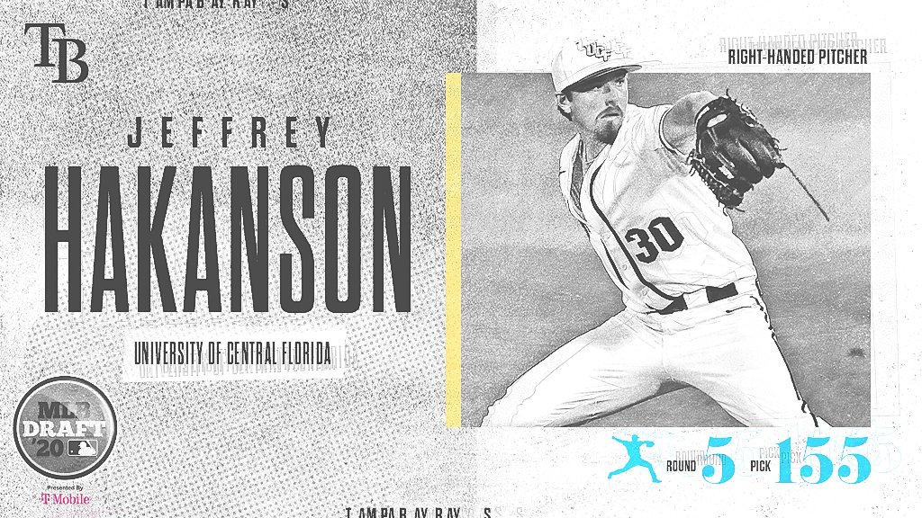 We've made our final pick at #155

Jeffrey Hakanson, from UCF, by way of Tampa Jesuit High School