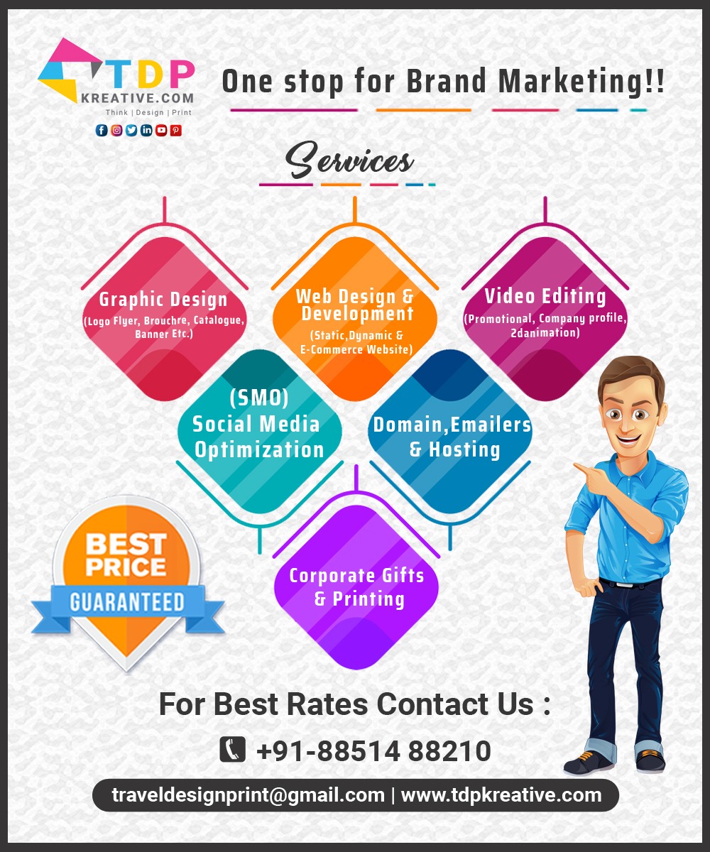 KreativeTdp's tweet photo. Use Internet as a Boom letting Your Business run online !!
One Stop for Brand Marketing !!
for details contact us : +91-8851488210
info@tdpkreative.comi | https://t.co/PmGdqFOO9q
#graphicdesign #webdesign #webdevelopment #tdpwork #socialmediaservices #bestservice #tdpkreative https://t.co/Fa3jfYiAwP