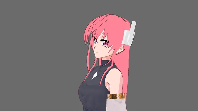 これは、VRoidで作ってみたけどなんかちょっと違うメエ 
