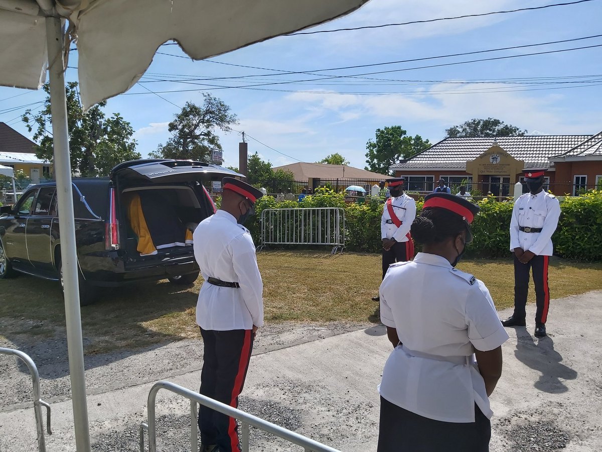 ShahineRobinson's tweet photo. The Lying in State of the body of Shahine Robinson took place today at the St. Ann's Bay Anglican Church Hall from 10am - 2pm.

Tomorrow, her body will Lie in State at the St. John's Anglican Church Hall in Ocho Rios from 10am - 2pm.

A condolence book will also be on location. https://t.co/SRsyCN9QVv