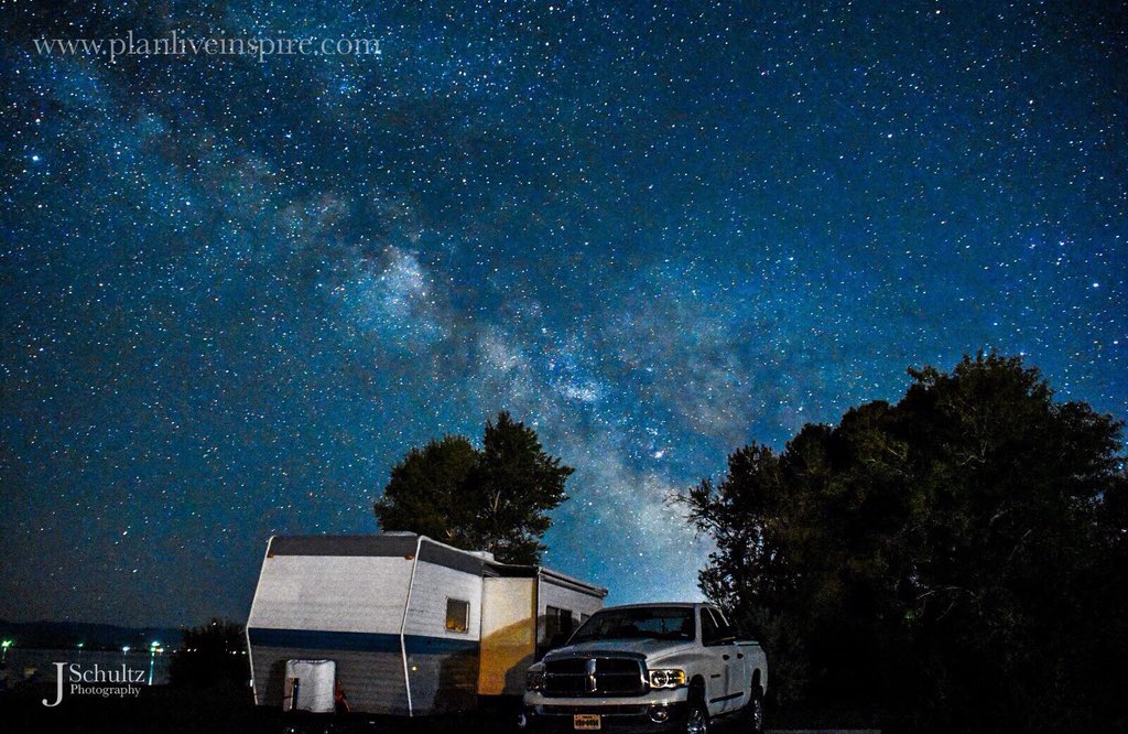 I love this life. For more follow us at planliveinspire.com
#planliveinspire #fulltimerv #rvlife #adventure #explore #rving #wanderlust #landscape #travellifestyle #goexplore #drycamping #roadschool #roadschooling #picoftheday #summer #photography #milkyway #longexposure