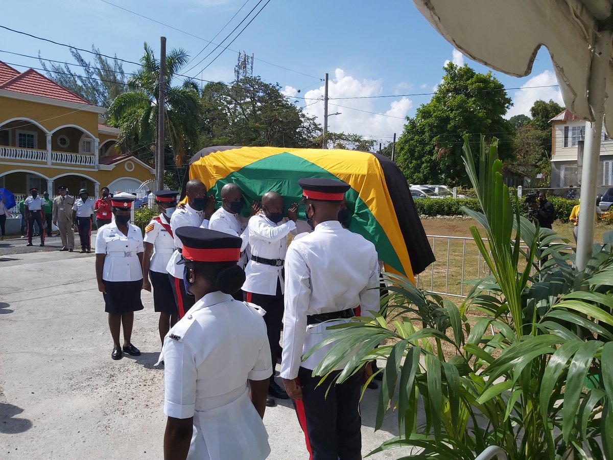 ShahineRobinson's tweet photo. The Lying in State of the body of Shahine Robinson took place today at the St. Ann's Bay Anglican Church Hall from 10am - 2pm.

Tomorrow, her body will Lie in State at the St. John's Anglican Church Hall in Ocho Rios from 10am - 2pm.

A condolence book will also be on location. https://t.co/SRsyCN9QVv