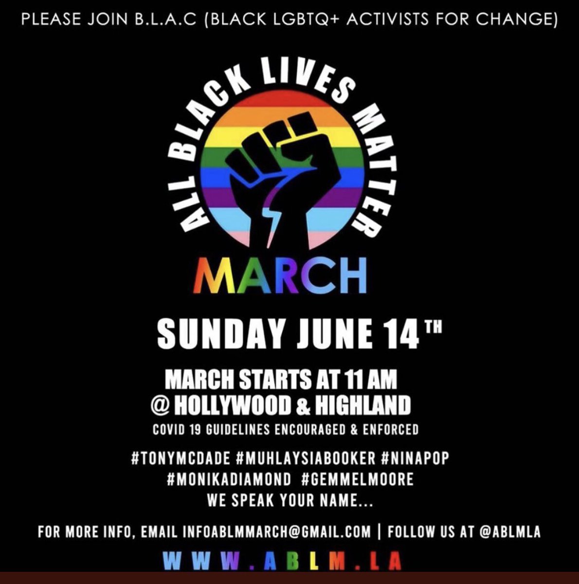 MissionMusic__'s tweet image. LOS ANGELES/DTLA/HOLLYWOOD RESIDENTS:

Protests-more of them- happening this weekend in your area!! Let’s stay mad!!

#laprotest #laprotestupdate #LosAngeles #laprotests #LAPROTESTSUPPORT #LAPROTESTINFO #Hollywood #DTLAProtests #hollywoodprotests #LosAngelesProtest
