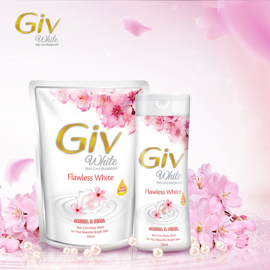 Pesona kecantikanmu terpancar dari kulit yang sehat. Ciri kulit yang sehat, tidak kusam dan tampak lebih cerah. Giv White Sakura Pearl hadir untuk membantu mencerahkan kulitmu. Kandungan Vita White Complex nya mampu mencerahkan kulit secara merata.

#AsWomanICan
#GivBodyWash