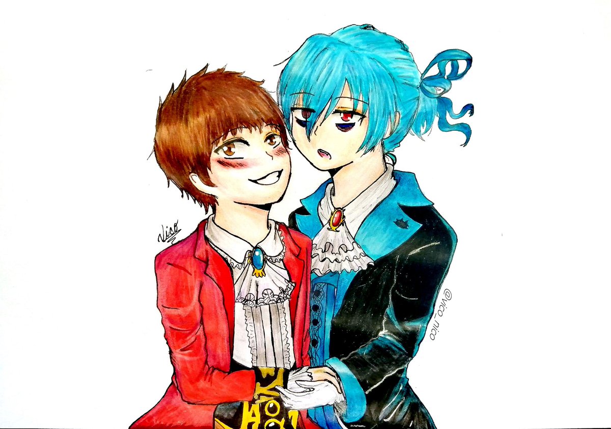 vico__nico's tweet photo. Their new outfits are great, I loved them ❤️♥️✨♥️❤️
Sorry for not posting anything on those days. u.u
#servamp #slothpair #kuromahi https://t.co/OgMolEnf35