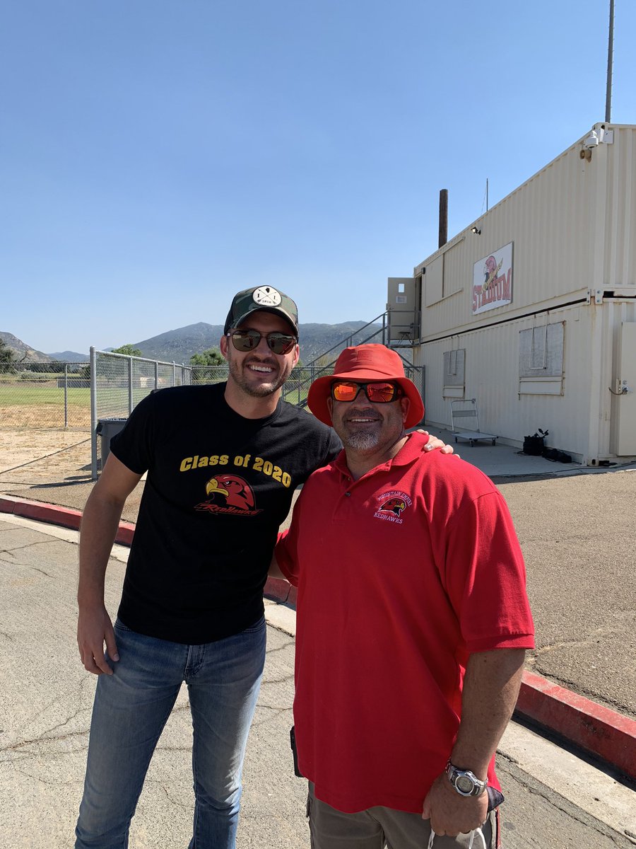Thanks <a href="/DrewRBaldridge/">Drew Baldridge</a> for coming out to MEHS and playing for our #redhawkfam.