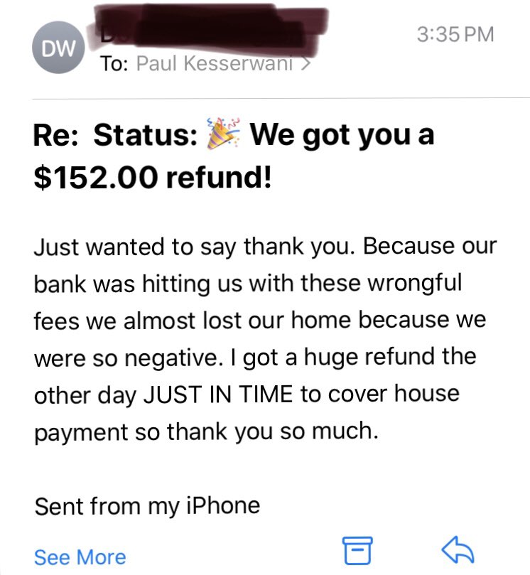 thepaulk's tweet photo. Making more impact than ever with @cushion_ai 💪🏼

Got this customer close to $1,500 back ($152 &amp; $1,330) — helping her hold onto her home https://t.co/gQya6ffJjs