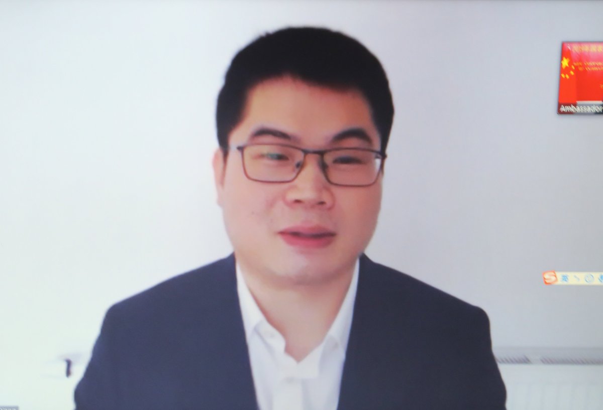 Dr. Zongyin Yang from University of Cambridge said this award was an inspiration and encouragement for students to continue working and studying harder. He is also Deputy Secretary of the UK-China Economics and Cultural Promotion Association, working on UK-China collaborations.