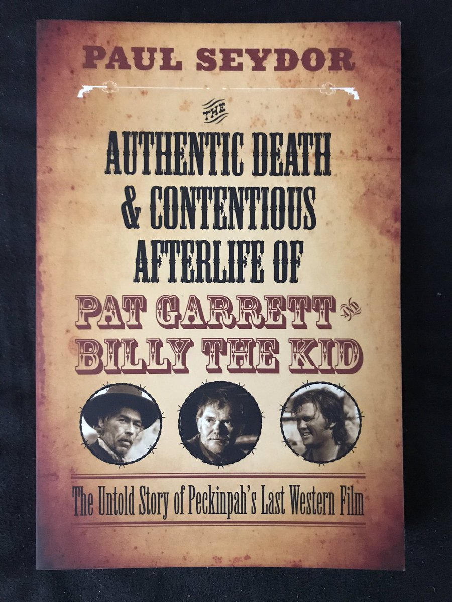 My special order from my local independent book store arrived today: The Authentic Death & Contentious Afterlife Of Pat Garrett and Billy The Kid. #70scinema #70sfilm #70smovie