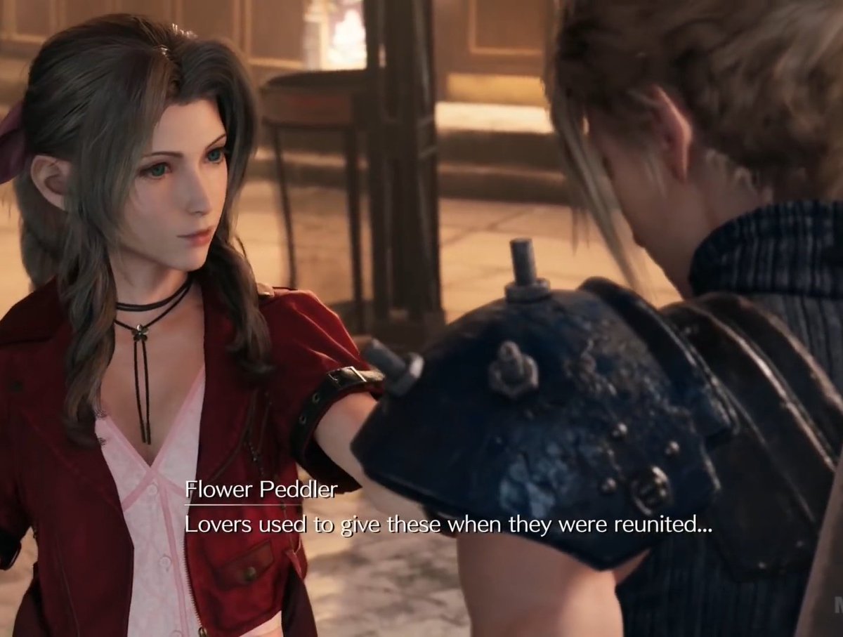 They added Aerith's lines in 7R to makes it more explicit. They're no joke this time said that there'll be no less room for interpretation