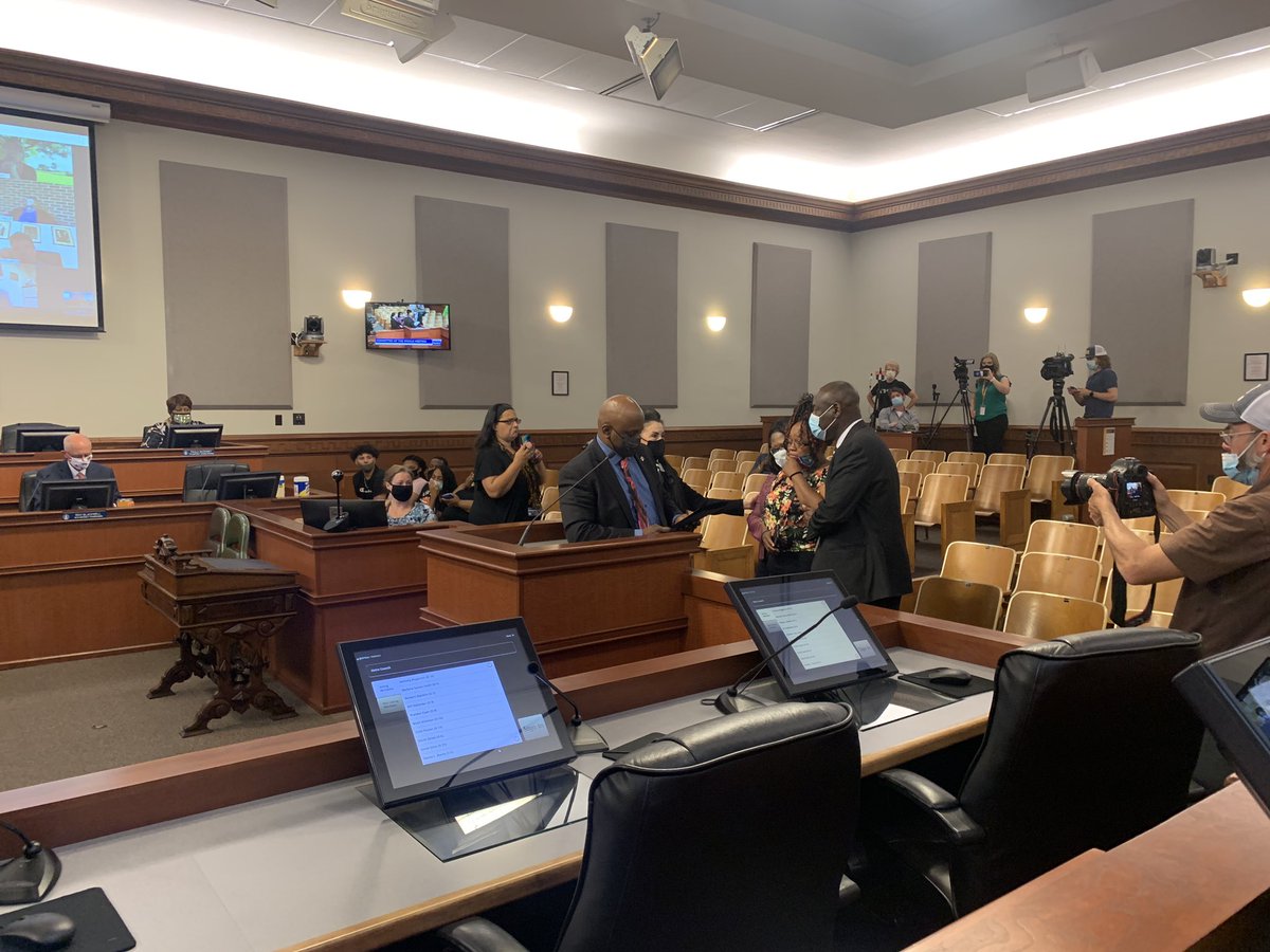 We are about to pass Breonna’s law.  Thank you to <a href="/RandPaul/">Rand Paul</a> for advocating for this nationally.  This is our presentation to her mother on the night of the vote.