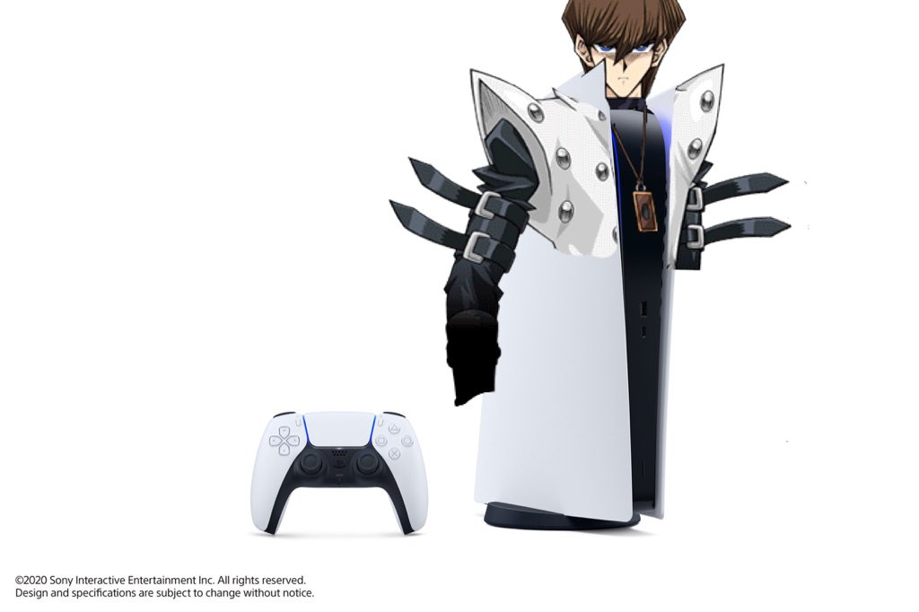 تويتر まじる على تويتر Ps5と海馬瀬人が似てるって聞いて合わせてみたら思いのほかしっくりきて無限に笑ってるw Ps5 T Co Ul4kslwefs