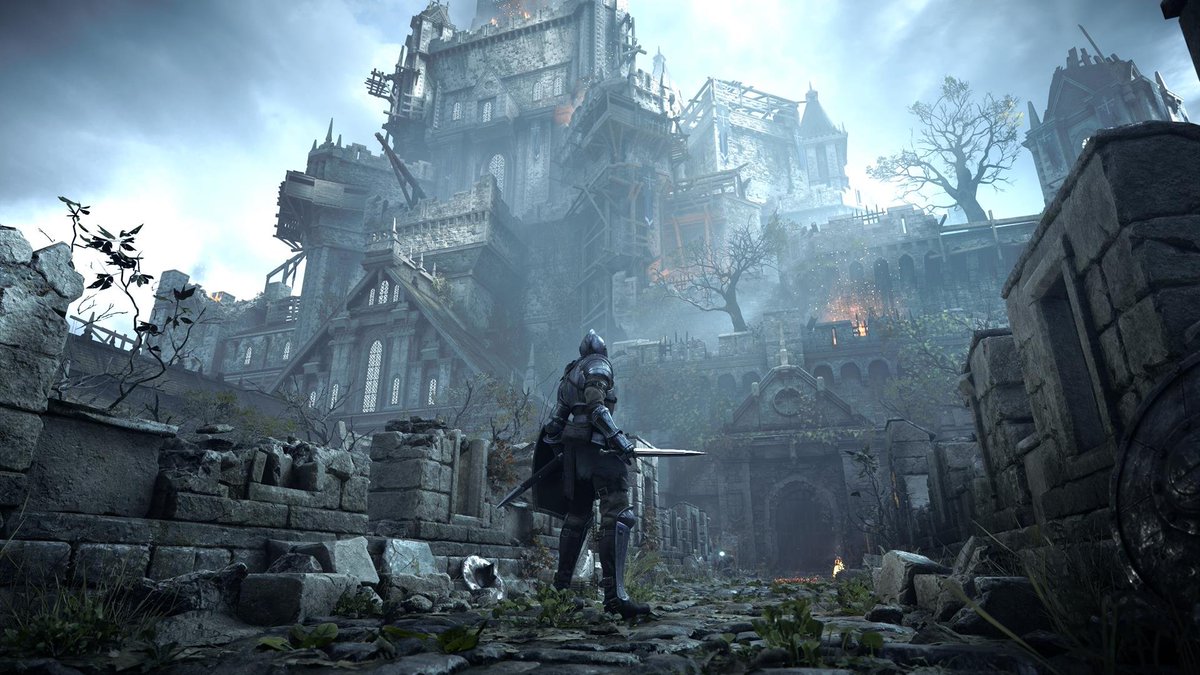 manfightdragon's tweet photo. Some Demon's Souls Remake screenshots. https://t.co/U28qI5wn5p