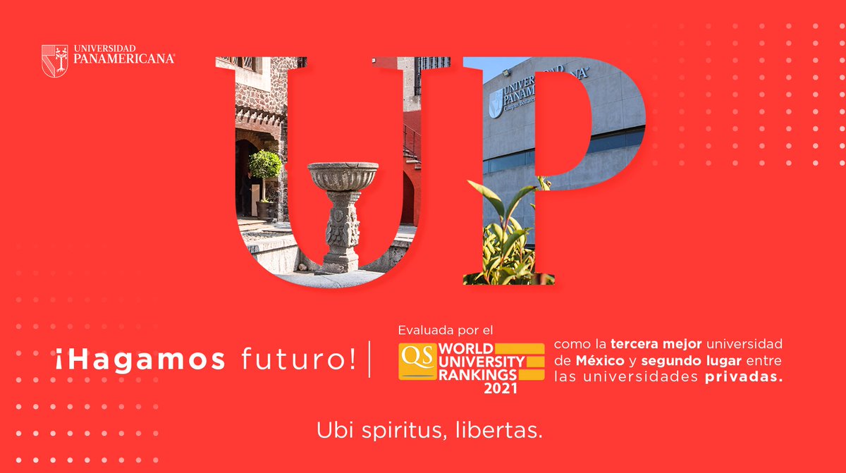 ¡Bravo, Universidad Panamericana!

Compartimos este orgullo con todos los académicos, investigadores, alumnos, alumni y personal administrativo​; su trabajo nos ha convertido en una de las mejores instituciones educativas del país.

<a href="/worlduniranking/">QS World University Rankings</a> #QSWorldUniversityRankings