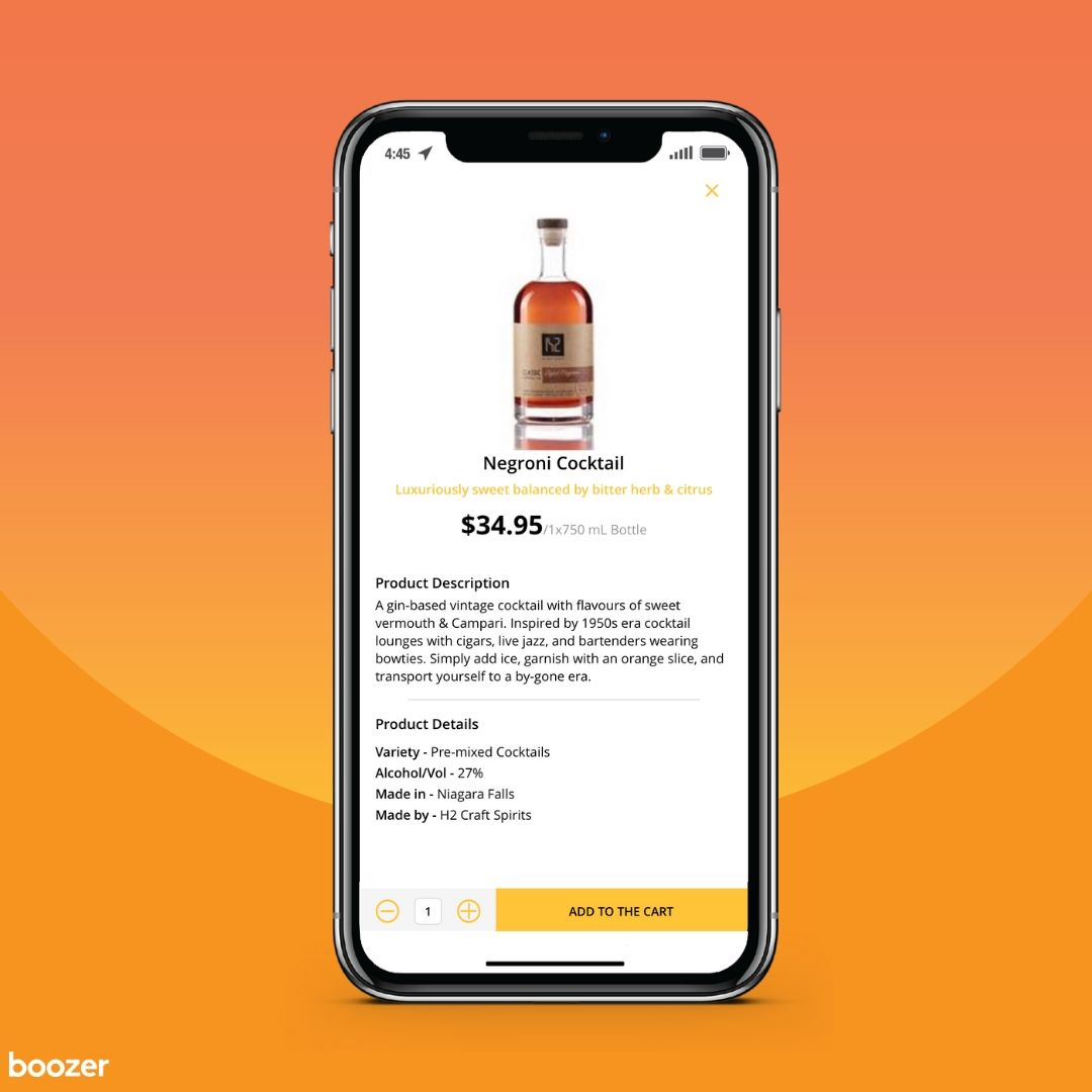 BoozerDelivery's tweet image. The Negroni remains one of the best cocktails ever created. Get this delicious “readily-crafted” cocktail from H2 Craft Spirits delivered to your door today. 🍊 Simply add ice and garnish with an orange slice. 😛 #boozerdelivery