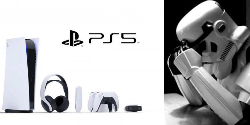 Estoke2's tweet photo. #PS5 #StarWars #PlayStation5 Este año toca en el lado oscuro.... https://t.co/6ULabexn0D
