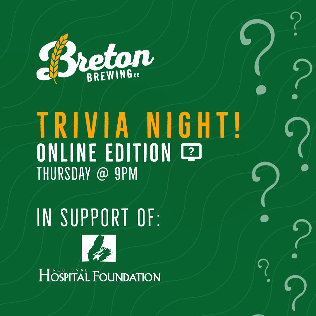 bretonbrewing's tweet photo. We’re going live in T-minus one hour! Grab a beer, grab some friends, and get ready for some mind bending trivia in support of @becauseucare!🍻

Join in via the link below:
https://t.co/uu5AzKdNR2 https://t.co/B0t7IMVruU