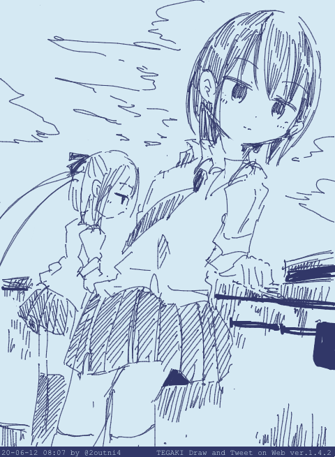 Sea Girl #tegaki_dt 