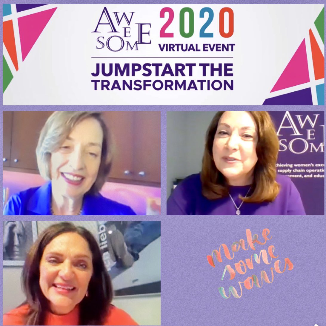 SheilaBenny's tweet photo. In these times of uncertainty impacting our businesses, inspiring to hear Ann Drake invoke, “we need leaders. So why not women? And, why not women in Supply Chain?” #AWESOMEleaders https://t.co/vp1o8kSQuH