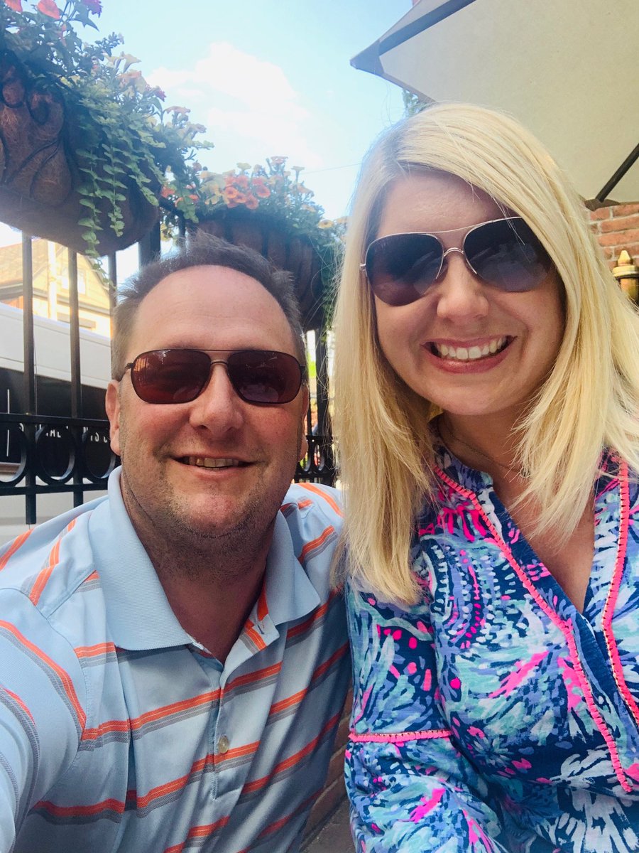 Mr_Starner's tweet photo. Happy Anniversary to my wife Kiley.  15 years and dinner tonight at Lindey’s on the patio.  #filetoscar https://t.co/4AiZxWv3B2