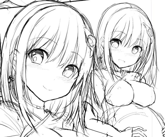 可愛くかけた気がする 