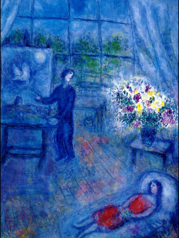 Artist and His Model, 1973 #surrealism #russianart