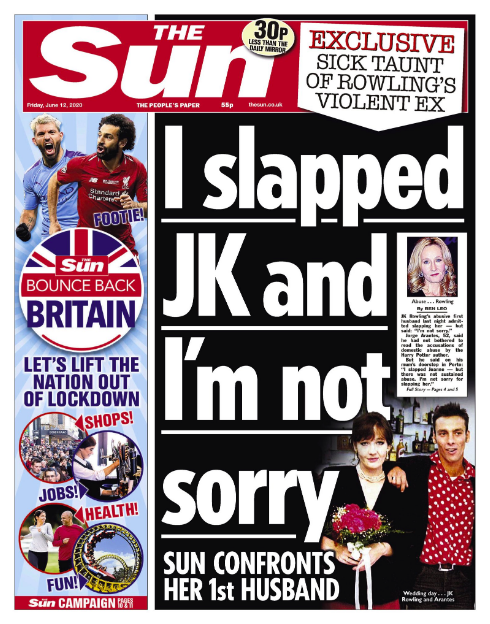 carolecadwalla's tweet photo. This is hateful. But it isn't just the Sun. Why on earth did it think it could get away with this? Because it's everywhere. Every day we swim in a cesspit of violent misogyny on here & we do nothing about it. It's not called out, it's not banned, it carries no consequences https://t.co/gyX8lbK6MA
