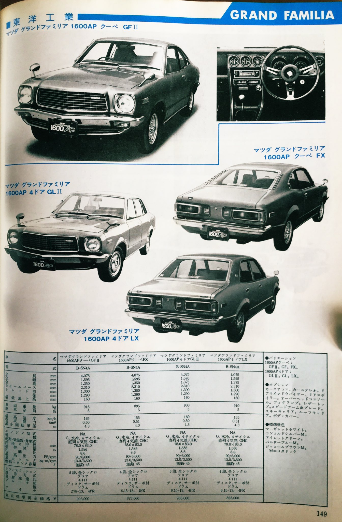 マツダ　ファミリア　カーバッヂ　東洋工業　セールスマニュアル　旧車　昭和　レトロ マツダ ファミリア カーバッヂ 東洋工業 セールスマニュアル 旧