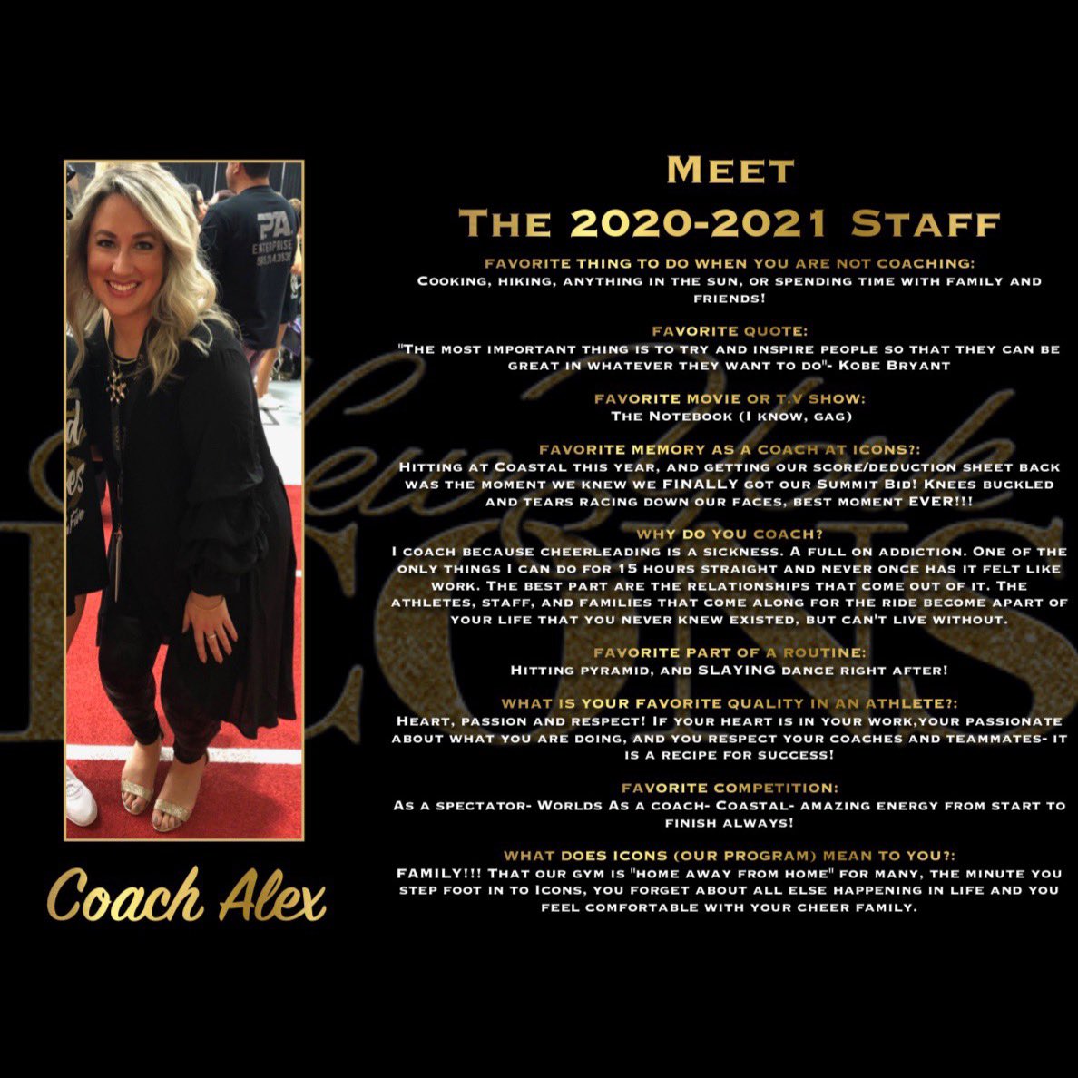 Meet Coach Alex!💛🌟💛#ALLINseason6 #GoldVibes  #nyiconsfairport #IconsTribe
<a href="/nyiconsfairport/">NEW YORK ICONS FAIRPORT</a>