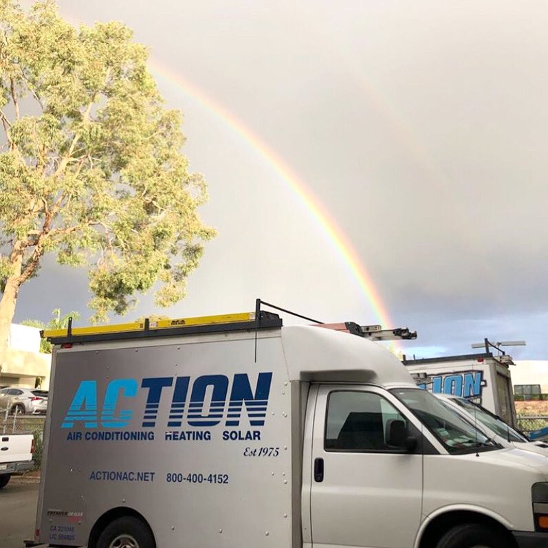 Pot of gold at the end of our rainbow! We sure are going to miss these mellow rain days this summer. BRING ON THE HEAT! #summer #rainbow #spring #hvaclove #hvaclife #hvacservice  #hvacinstall #hvac