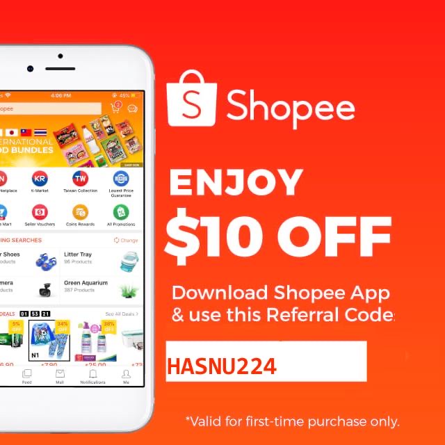 hasnunjay's tweet photo. Use my referral code HASNU224 to get $10.00 off your first purchase! Download Shopee now and enjoy hot deals at the best prices! https://t.co/QptXOyxdZ9 https://t.co/w1NNiYYTw6