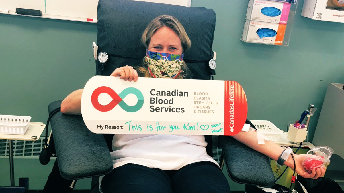 MichelleKOakBay's tweet photo. It’s #NationalBloodDonorWeek and I’m donating for my friend @kimmanton who has needed the odd top up lately. #Itsinyoutogive #CanadasLifeline https://t.co/jLDzlR7RjQ