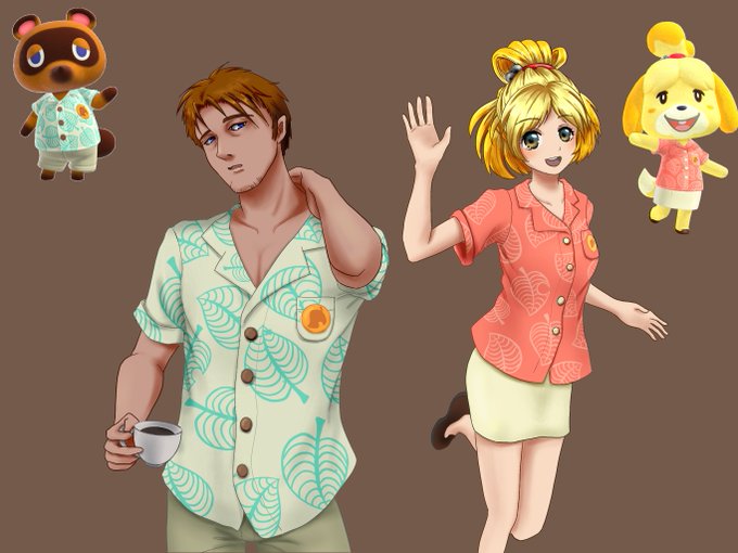 どうぶつの森擬人化のtwitterイラスト検索結果