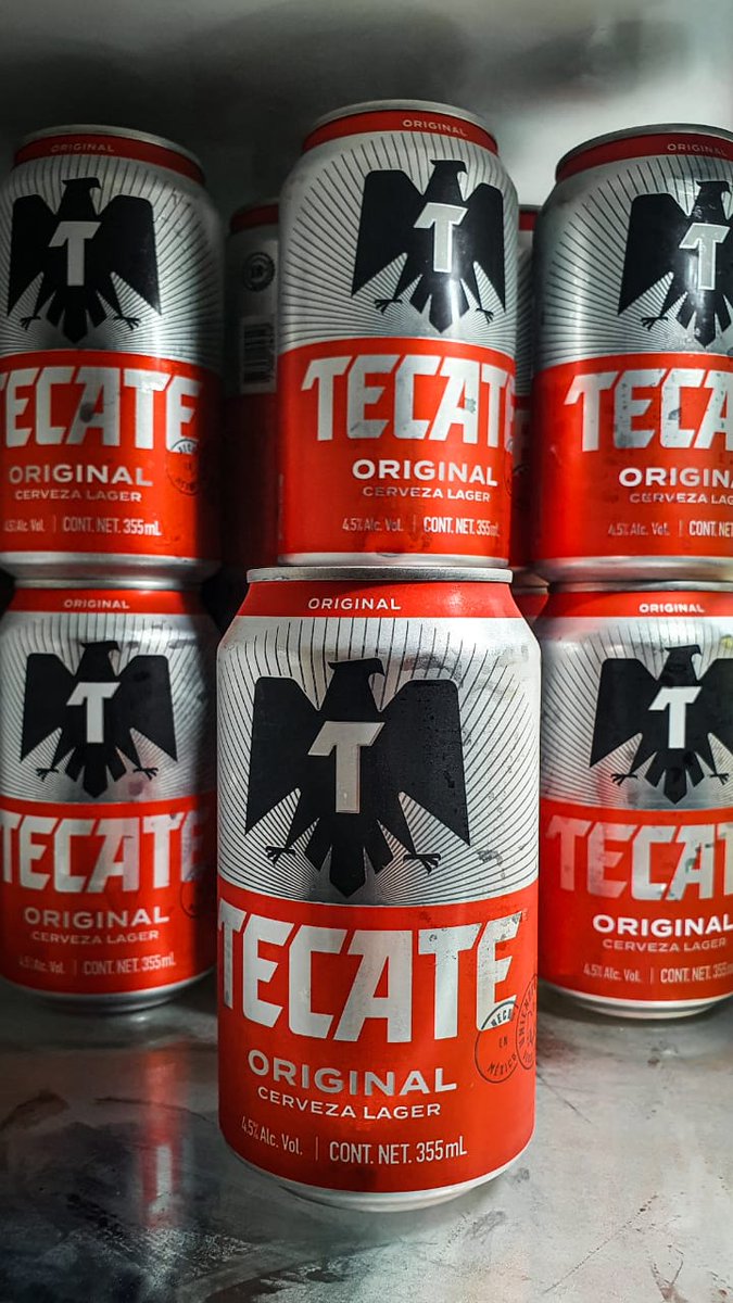 Hoy presentamos una clásica
🍺 Tecate Original
🏷 Lager
🥴 4.5% Alc. Vol.
💧 355ml
📍 Monterrey, N.L
💸 $15 mxn aprox.
© LordCerveza
.
.
#Tecate #Tecaterojo #tkt #tktrojo #Tecateoriginal #beer #cerveza #pistear #Monterrey #cerveceríacuauhtémoc #lordcerveza https://t.co/uXO1pETVH9