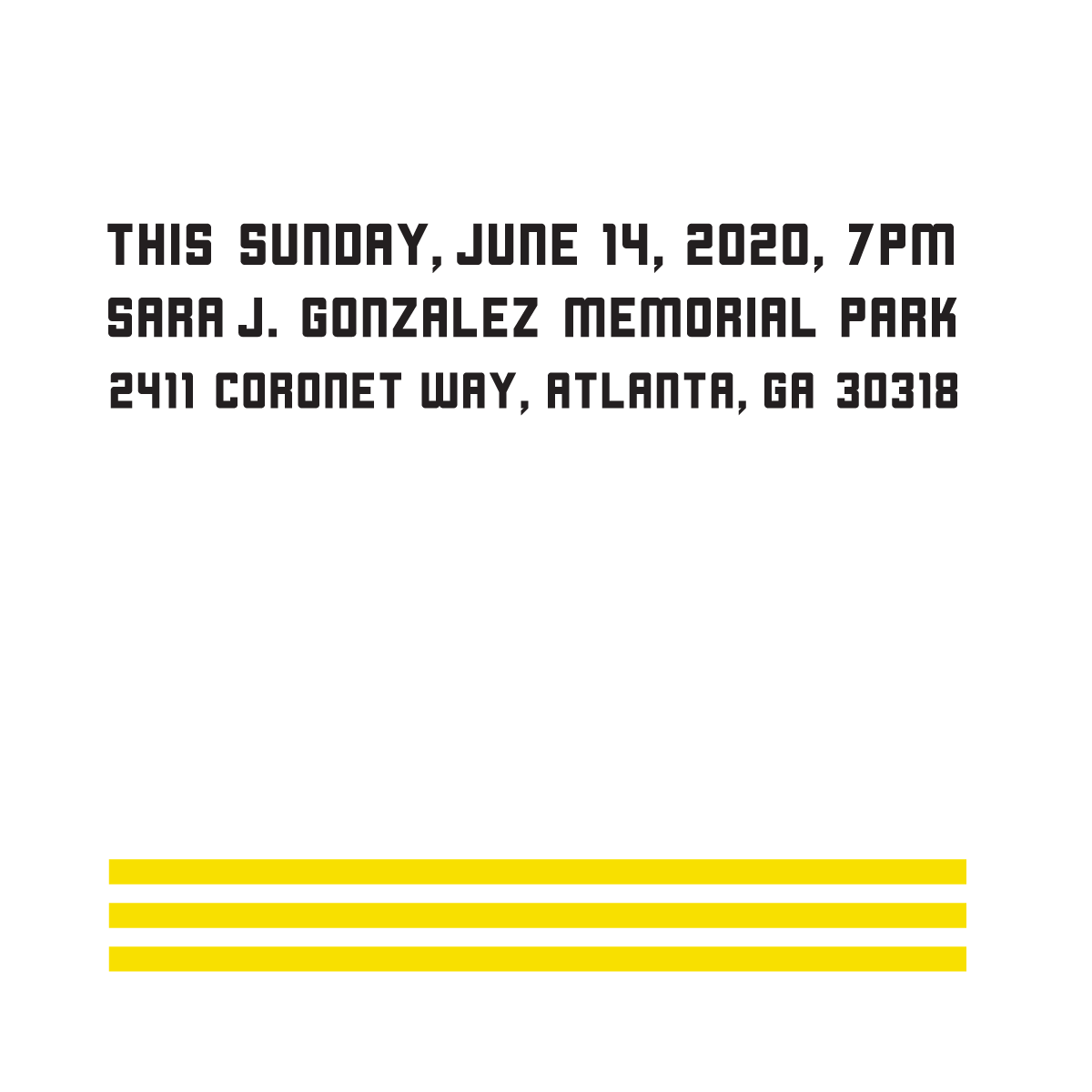 nappsus's tweet photo. Join the North Atlanta Cluster students, teachers &amp; staff, parents &amp; alumni for #NAPPSRally4RacialJustice. Sun Jun 14 7pm @ Sara J Gonzalez Memorial Park, 2411 Coronet Way. Stand in solidarity with friends, classmates, and neighbors who want to advocate for racial justice! https://t.co/Kmwq9HhVMn
