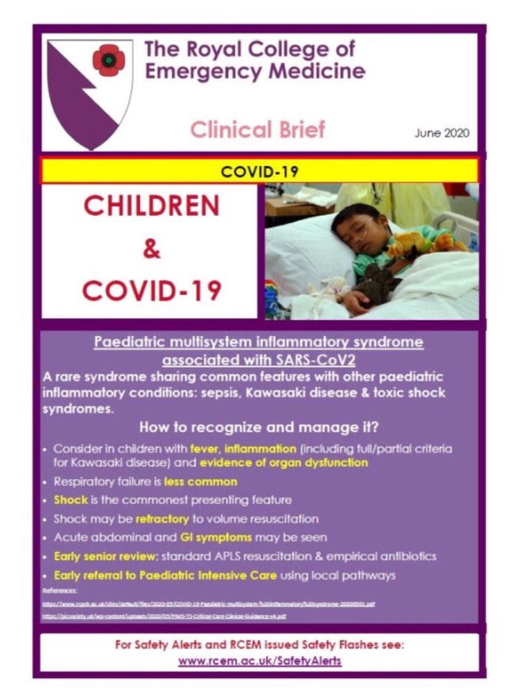 drloggerhead's tweet photo. Please observe your child for signs and symptoms of this serious condition associated with COVID19.
#kawasakidisease #MSID #sepsis #toxicshocksyndrome https://t.co/apFtYO8zRD