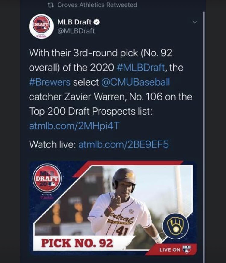 W. E. Groves HS tweet media