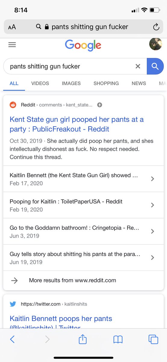 CookingGoth's tweet photo. I typed this into Google, and they knew who I meant. #kaitlinbennett #kaitlinbennettshitsherpants #kaitlinbennettpoopsherpants #pantsshitter #fratparty https://t.co/VHNZcaw6l8