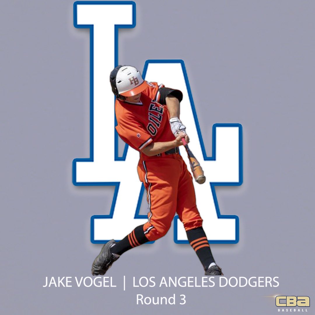 Congratulations Jake Vogel | Drafted 100th overall by the Los Angeles Dodgers in the 2020 MLB Draft #weareCBA