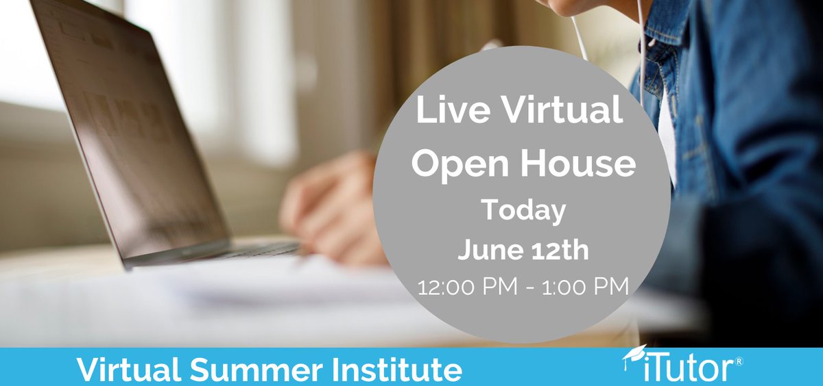 Prepare your child for their upcoming #schoolreopening by enrolling them in <a href="/iTutor/">I TUTOR</a>  Virtual Summer Institute—an immersive live, online learning experience led by Certified #Educators to engage them with peers and keep them on track academically.
#edtech
go.itutor.com/open-house