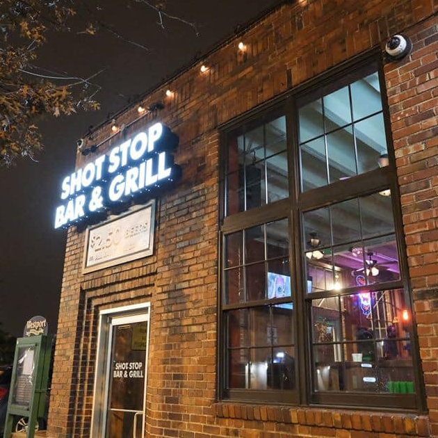 AskBuddyKC's tweet photo. Feeling thirsty? Westport’s hottest shot bar, Shot Stop Bar &amp; Grill reopens Friday night with a fundraiser for Race Project KC. Your $20 eventbrite ticket includes free entry, bottomless well drinks and beer from 10pm to 12am. 

#kc #kcmo #kansascity #westportkc #kcbars https://t.co/5mYNv1byNx