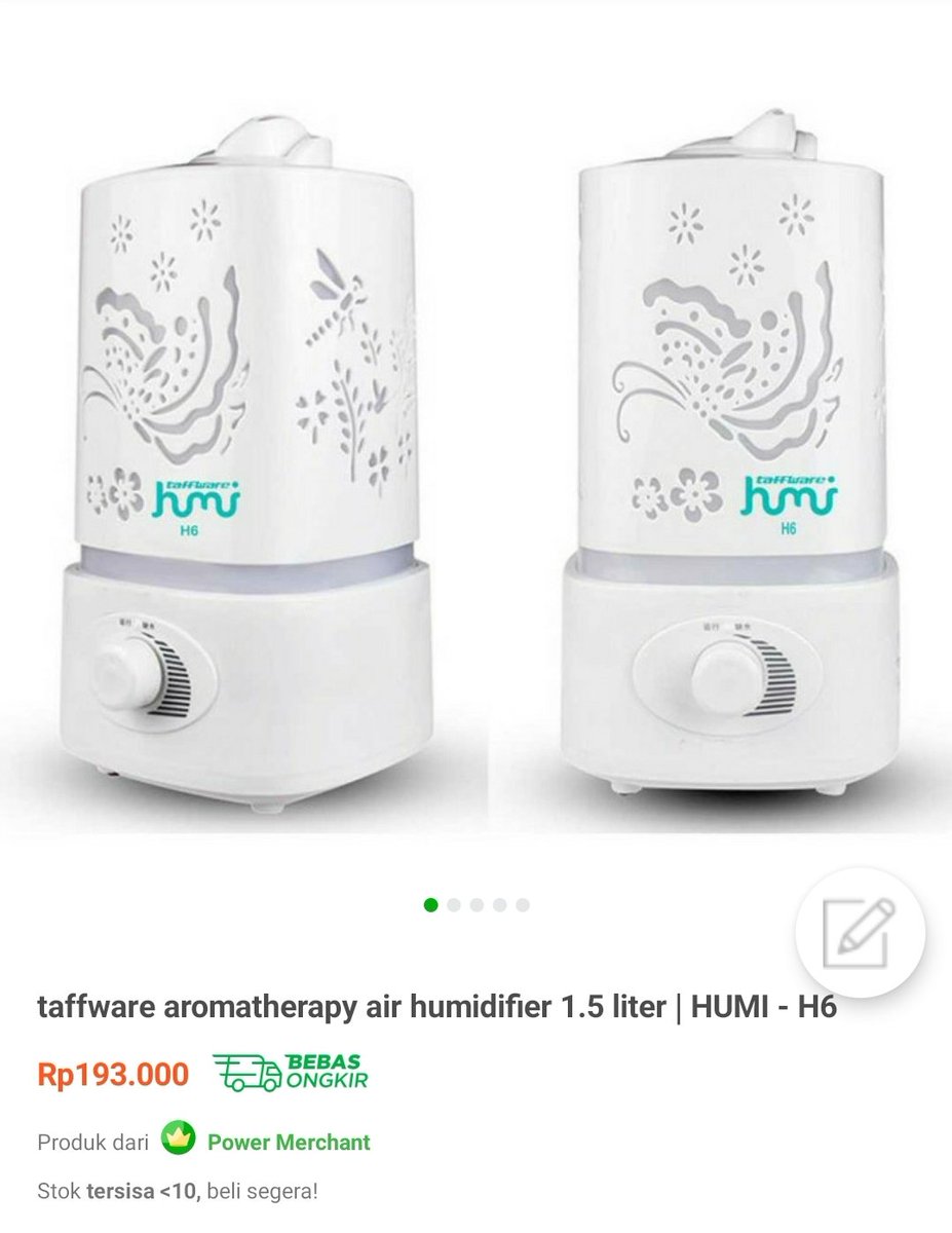 Deny_saputraaa's tweet photo. Assalamu'alaikum sahabat, saya mau menawarkan Air Humidifier untuk menjaga kelembaban udara di rumah sobat + ada essentials oilnya juga agar udara tetap harum. yang minat bisa DM atau ke https://t.co/oRH55zakBP . https://t.co/Vx97uP6T54