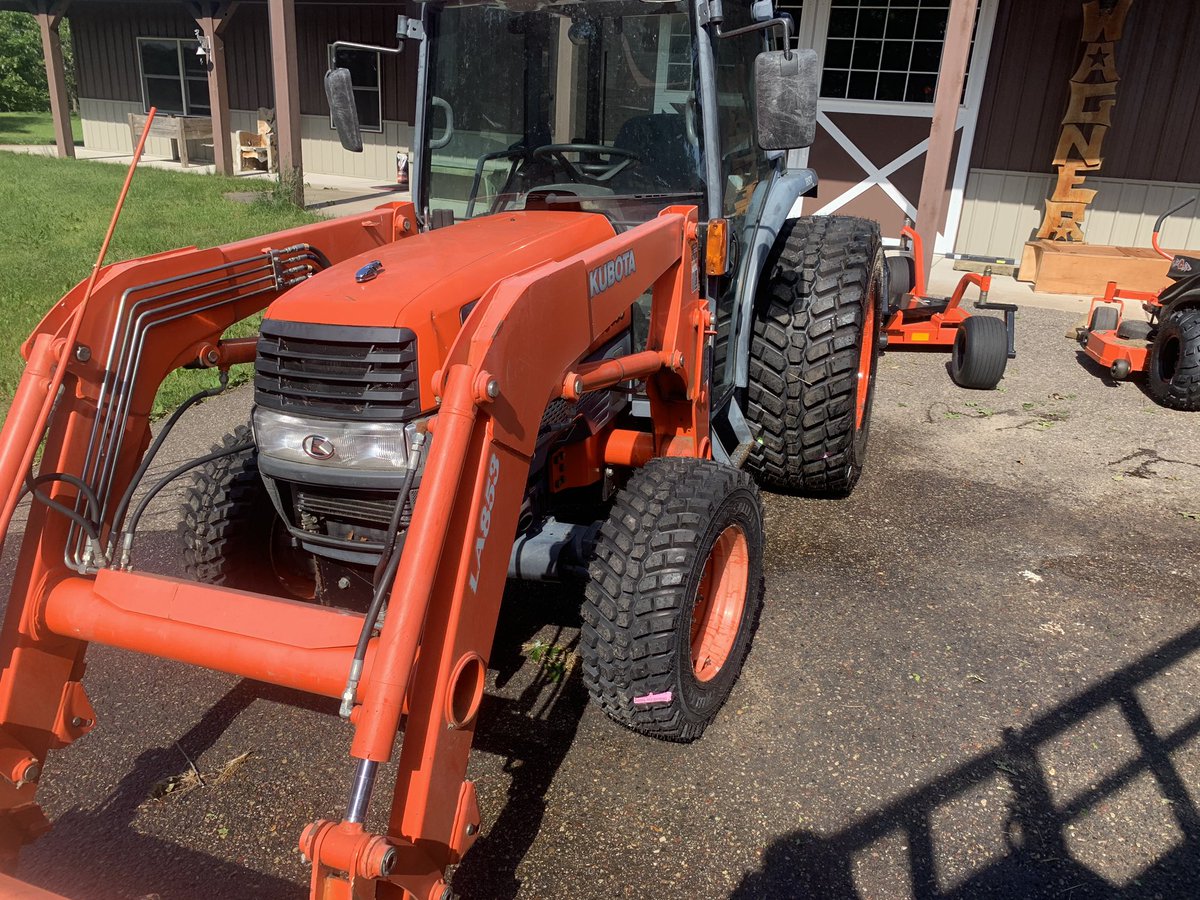 degtires's tweet image. Widened this Kubota out and installed some 550 multi use on it today!  @AllianceTire