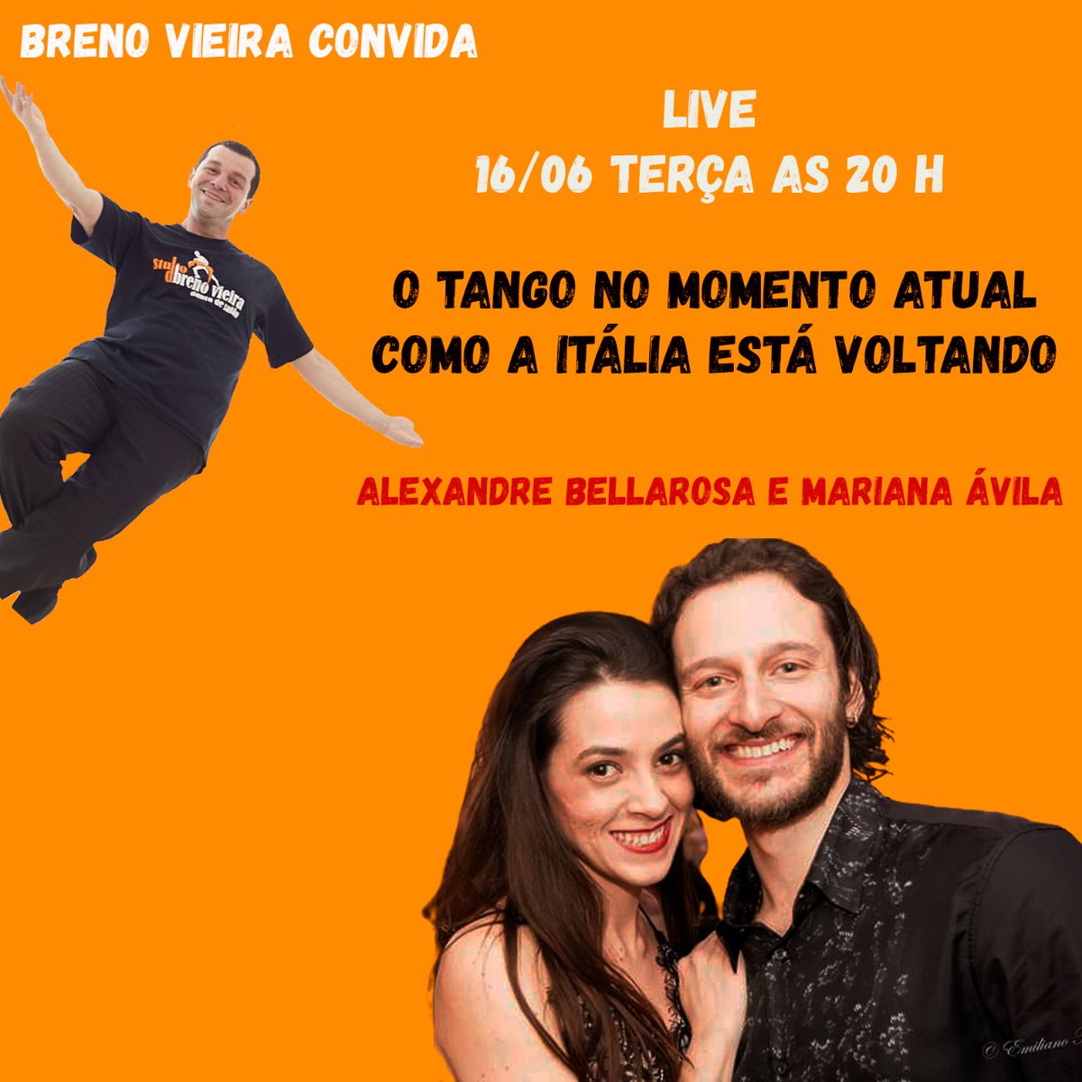 bellarosatango's tweet photo. LIVE NO ISTAGRAM! @tango.abma 
Terça-feira 16/06
Às 20h 🇧🇷 https://t.co/Ebo3TnCkgN