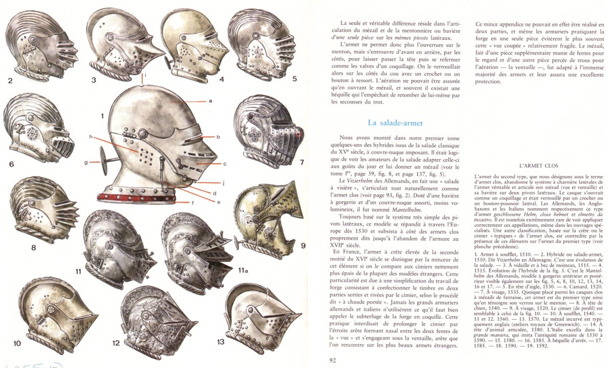 @tim3hopp3r Sorry, but it was more headache-inducing because I read Facebook posts by real armor aficionados that discuss the pros and cons of the A 60 of Helmschmied. I just gave up when I realized a sallet in French was a salade.