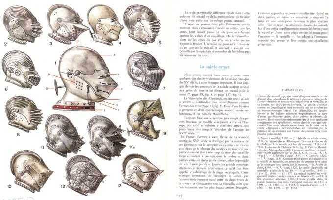 @tim3hopp3r Sorry, but it was more headache-inducing because I read Facebook posts by real armor aficionados that discuss the pros and cons of the A 60 of Helmschmied. I just gave up when I realized a sallet in French was a salade. 