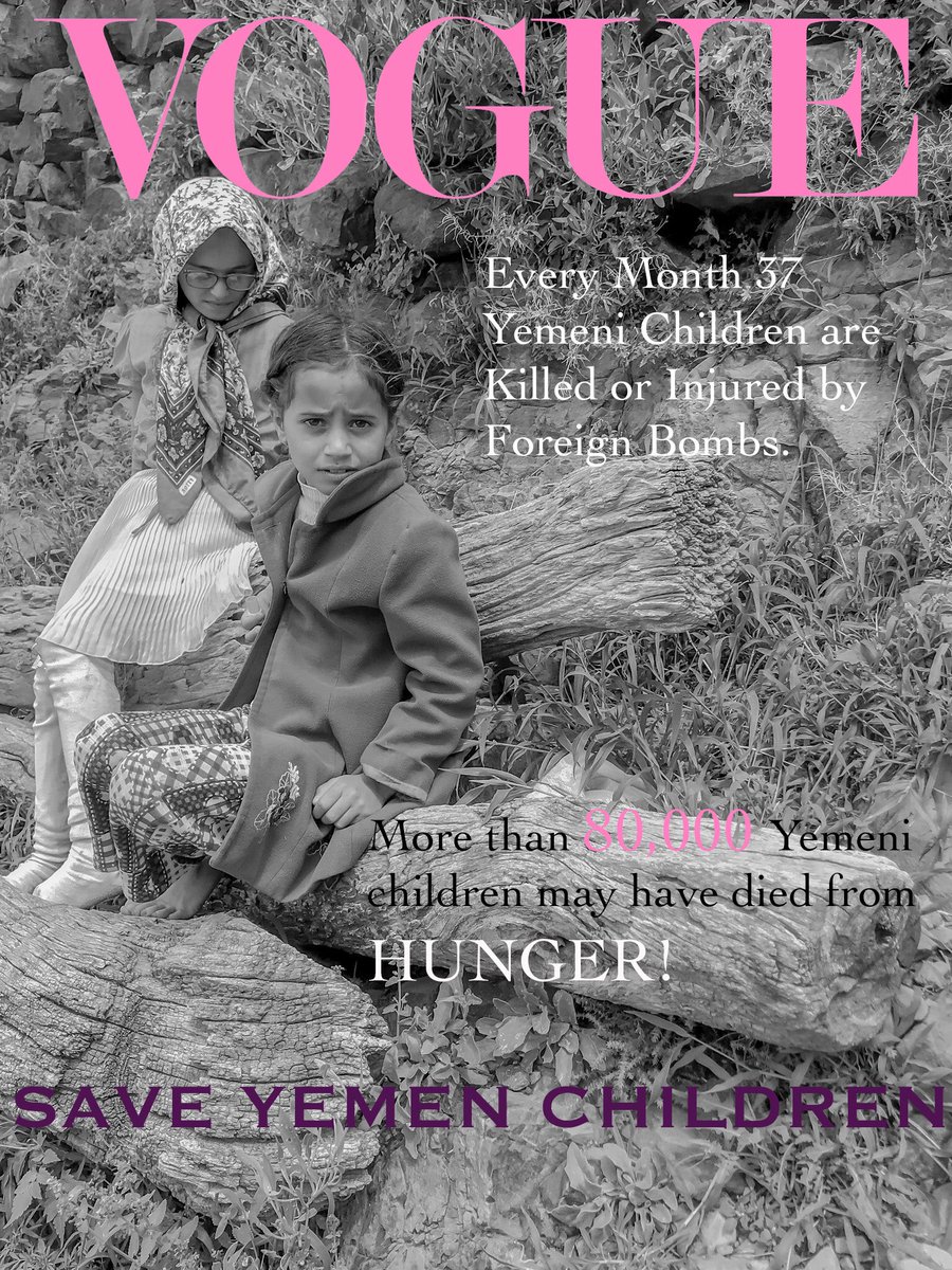 LAZA_ID's tweet photo. #vougechallenge #YemenCantWait https://t.co/qziAWfjKDF