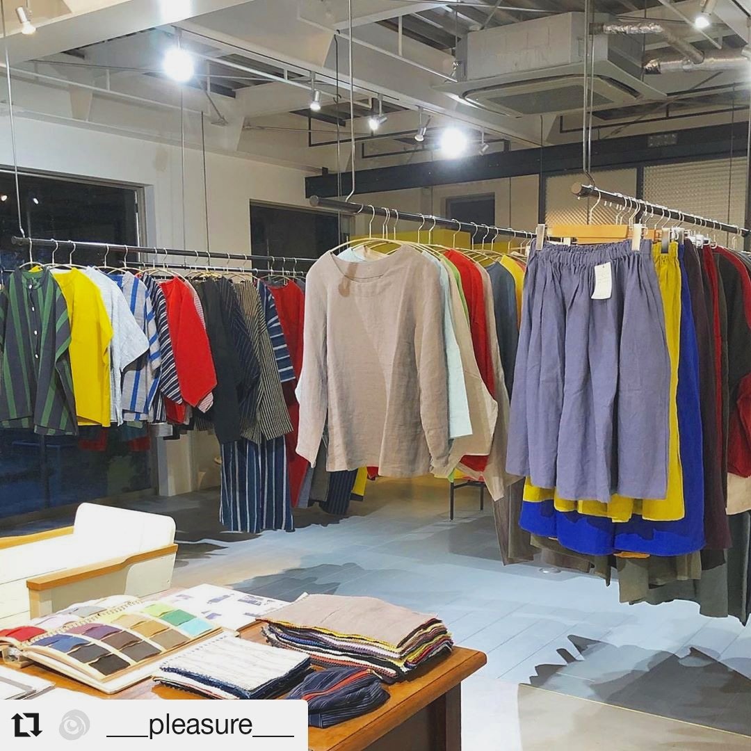 ヤンマ産業 本日から愛知のプレジャーさんでも受注会が始まります T Co Amgeo3jhgg ヤンマ産業 Yamma Yammasangyo ヤンマ 和木綿 会津木綿 リネン Linnen Fashion Clothes 着こなし ヤンマ ファッションショー 受注会 ヤンマ産業受注会 会津