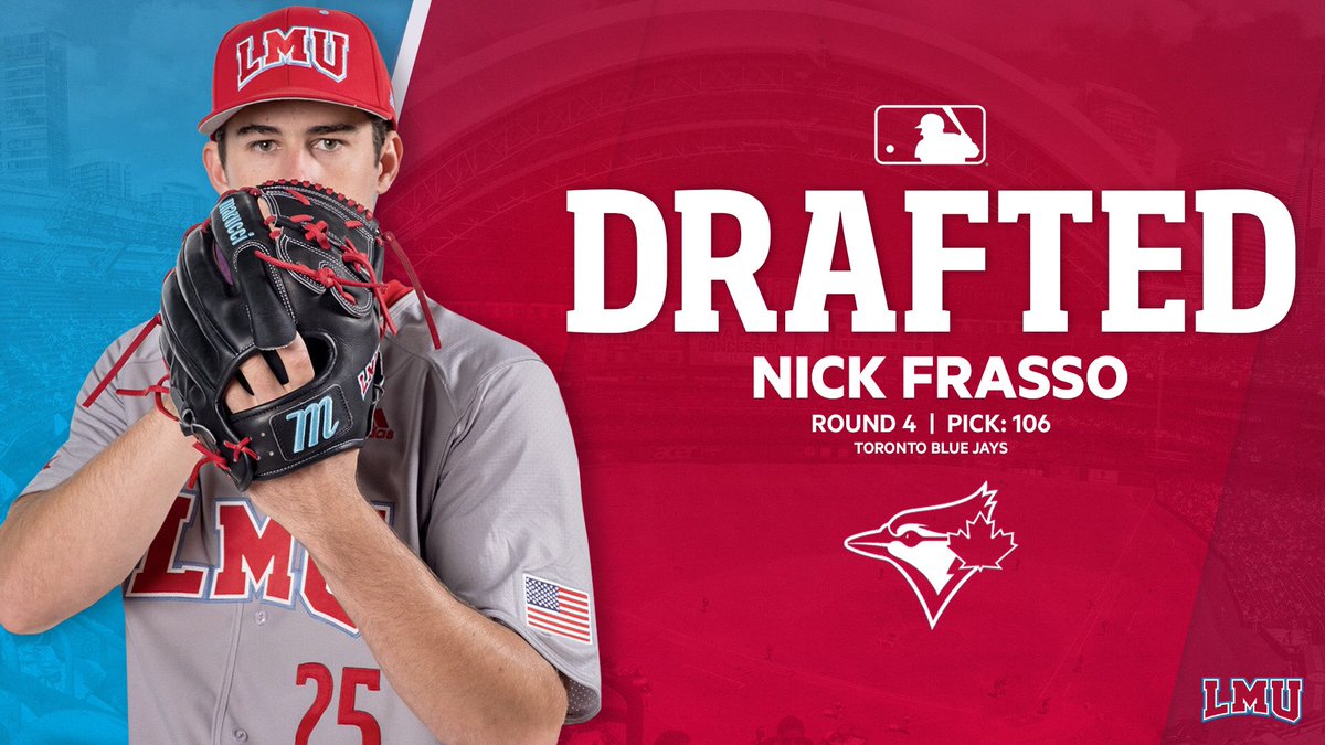 lmulionsBSB's tweet photo. .@BlueJays select @nickfrasso!!

Frasso off the board in round 4. 

#JoinThePride | #MLBDraft https://t.co/WUsAYxEECI