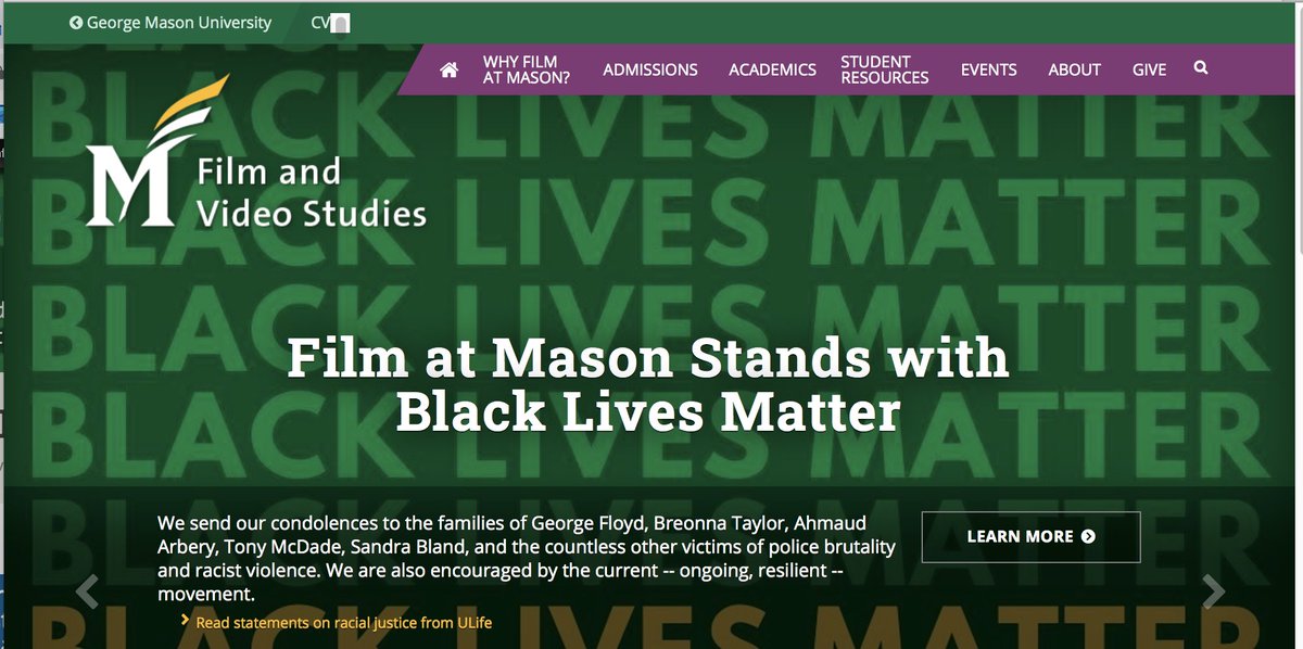 Visiting Filmmakers Series, George Mason Univ tweet media